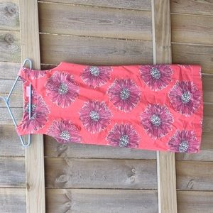 Lilly Pulitzer Coral Floral Midi Dress